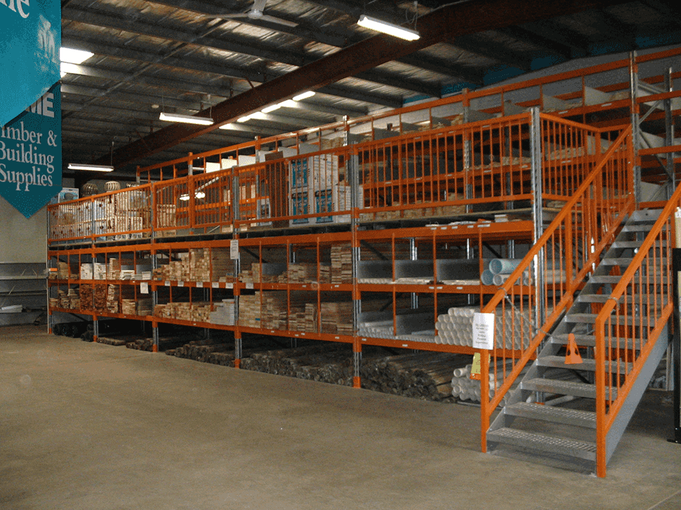 Mezzanine Raised Storage Areas