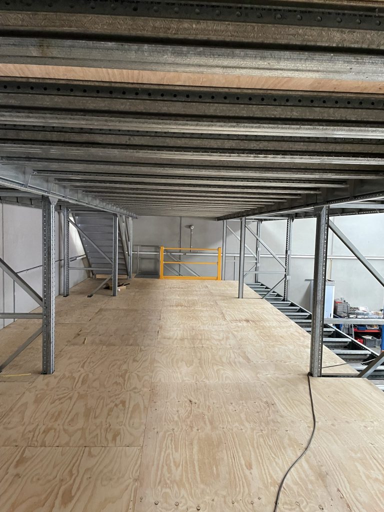 Two level warehouse mezzanine.