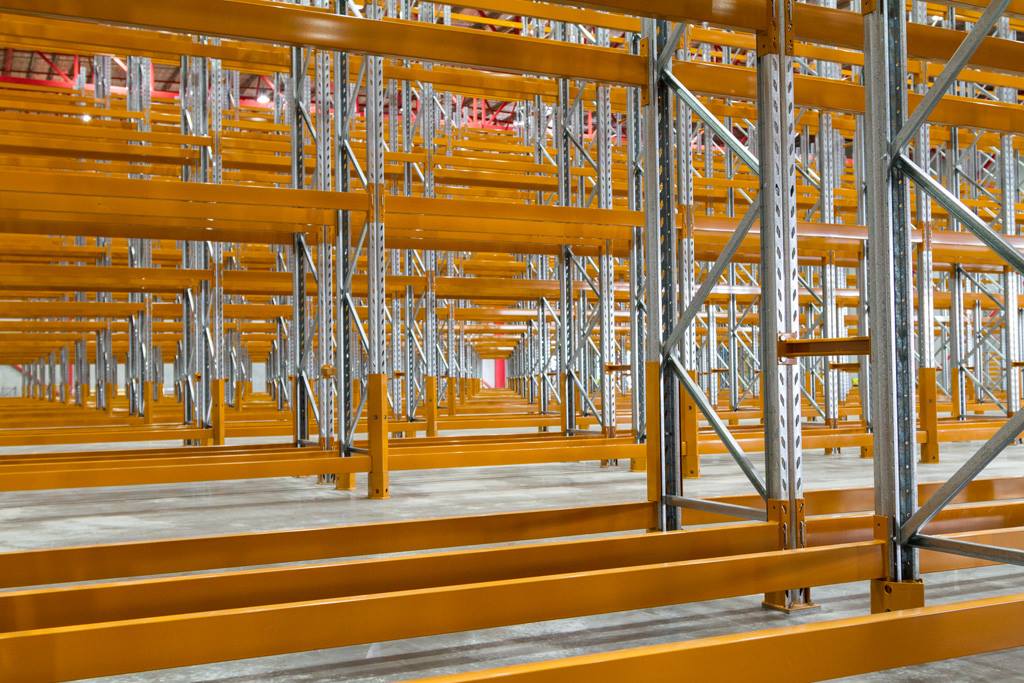 Colby pallet racking in a warehouse.