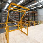 Mezzanine level from above.