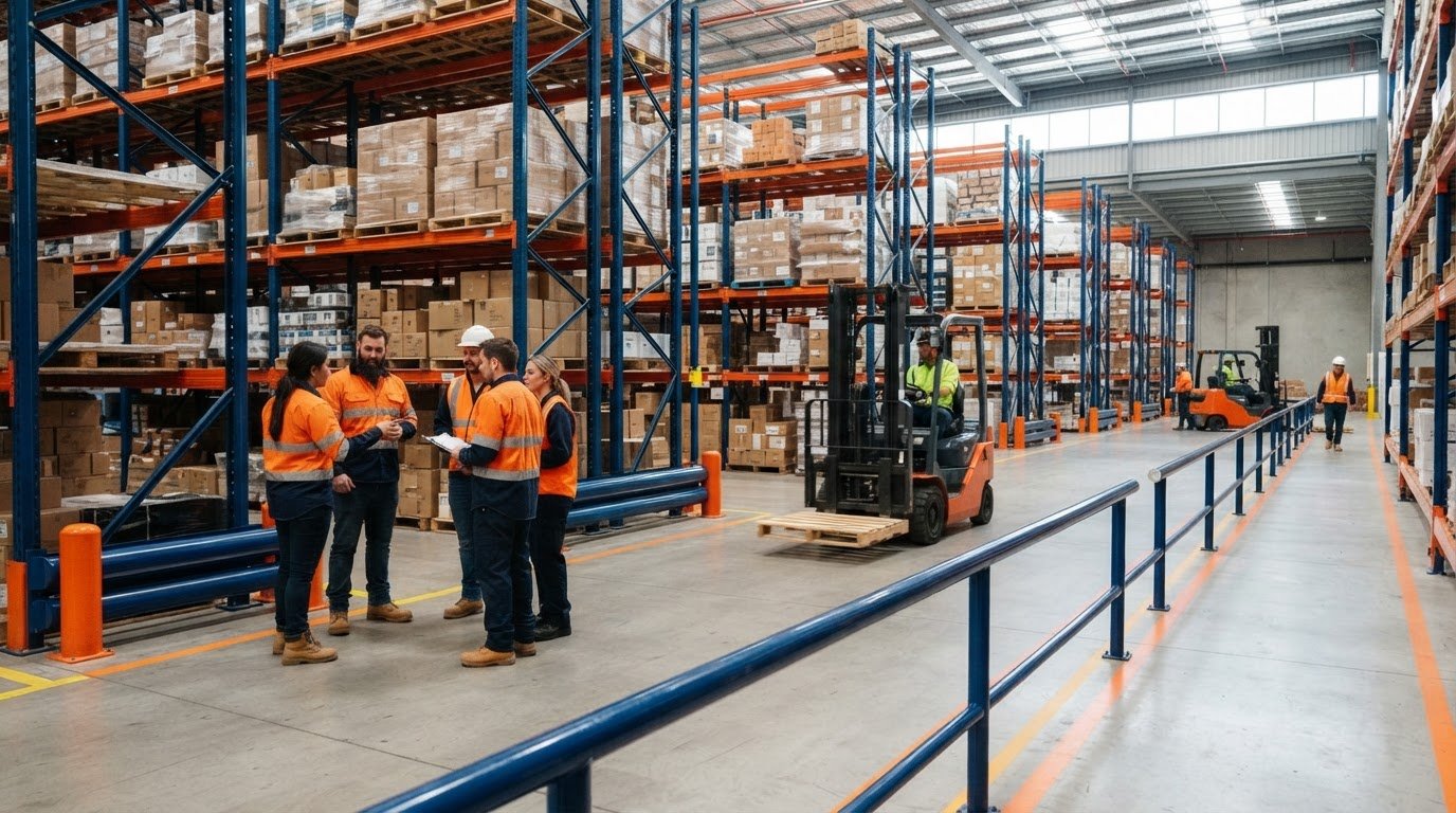 Pallet Racking Safety Barriers Melbourne